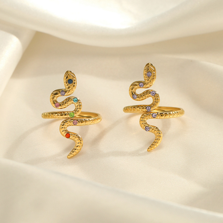 Snake Crystal Ring